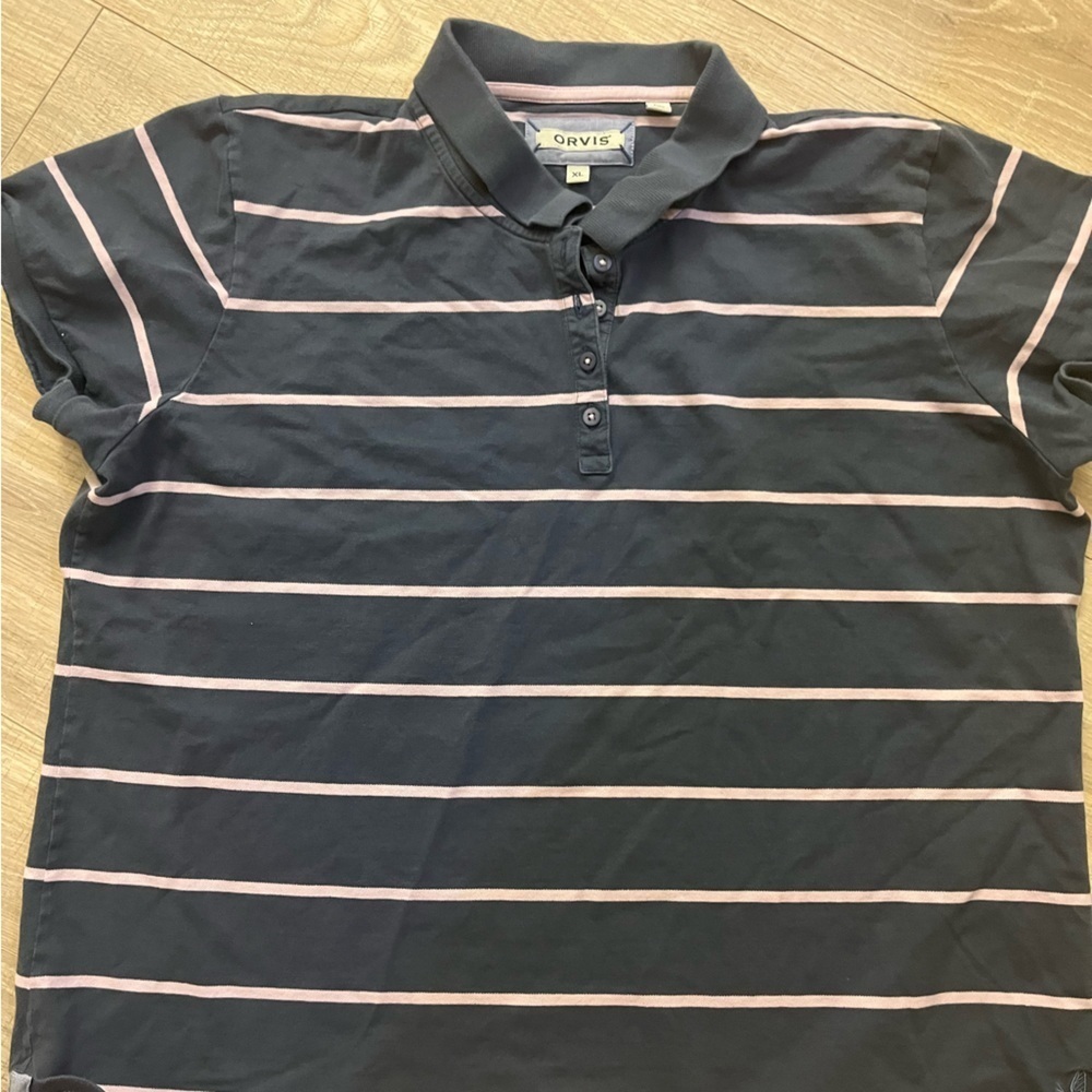 Orvis Striped Polo XL